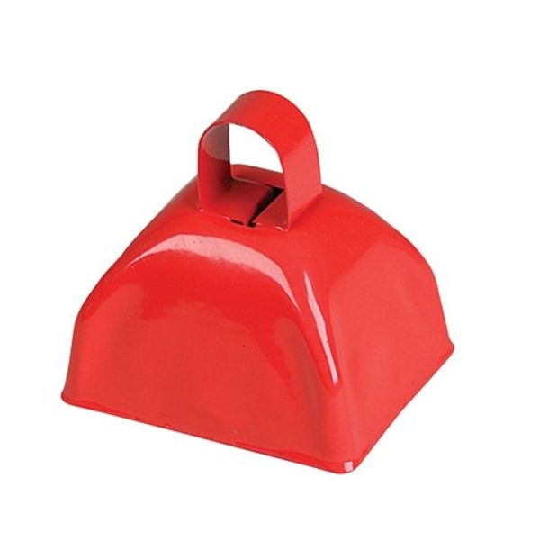 3 inches Red Metal Cowbell, Case of 72