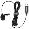 Saramonic SR-ULM10 USB Lavalier Microphone for PC/Mac (Cable Length 6.6 ft (2 m)