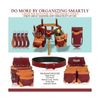 Grain Leather Tool Belt | Tool Rig Set | Tool Pouch | Drywall Tool Belt | Car...