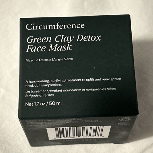 Circumference Green Clay Detox Face Mask 1.7oz/50ml NIP