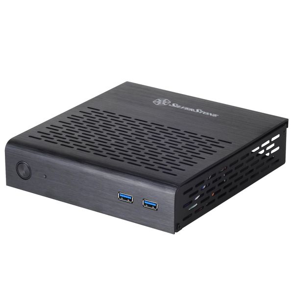 SilverStone Thin Mini-ITX Case Black SST-PT13B-USB3.0