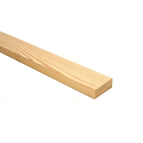 2x1 Pine Planed Softwood Batten Timber Wood PSE PAR Ex "2 x "1 25x50 (Actual size 46x 21mm) 2"x1" (1, 30cm)