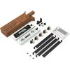 79'' Track Sliding Barn Door Hardware Kit Modern Closet & Adjustable Floor Guide