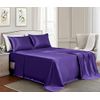 GOLAL Satin Sheets Full Size - 4 Pieces Luxury Silky Soft Bed Sheets,