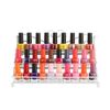 Marketero Metal Nail Polish Stand Organiser Holder Rack 3 Tiers, Nail Varnish Cosmetic Makeup Organiser Stand Storage Display White