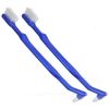 V-Trim Precision ~ Orthodontic Toothbrush x 2 ~ with Interspace Tufted End for Braces