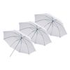 BRESSER SM-02 Durchlichtschirm weiß 84 cm - 3er Set
