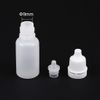 sourcing map Plastic Dropper Bottles, 10ml/0.34 oz Empty Squeezable Dropper Bottle with Cap, Pack of 15