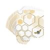 Honeycomb Beverage Napkins, 16 ct