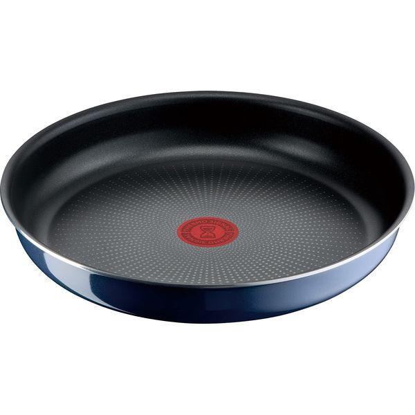 Tefal L43706 Frying Pan, 11.0 inches (28 cm), Compatible with Gas Fire, Ingenio Neo Royal Blue, Intense Frying Pan, Non-Stick Blue