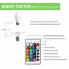 E27 RGB LED 16 Color Changing Magic Light Lamp Bulb with Wireless Remote Control