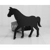 Matte Black Show Horse Hitch Cover