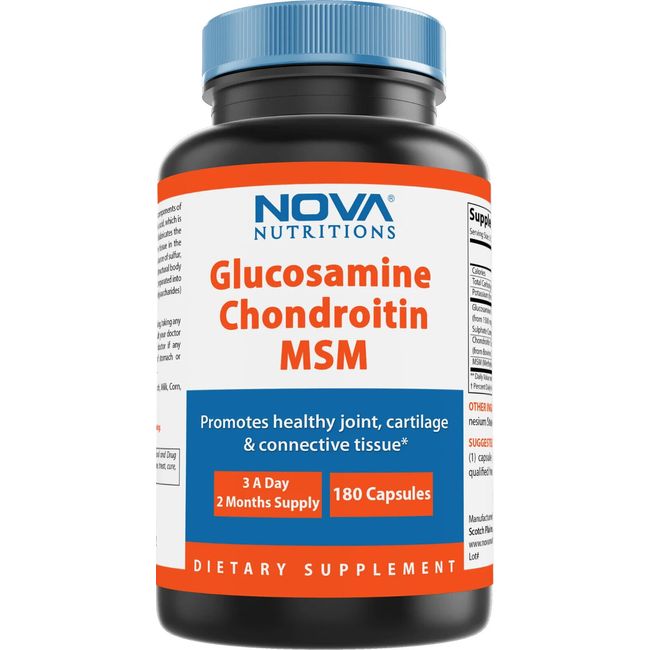 Nova Nutrition Glucosamine+Chondroitin+MSM 2600 mg 180caps