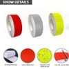 3 Rolls Reflective Tape,Waterproof Reflective Nighttime Safety Sticker,1 inx30ft