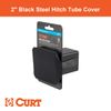 2" Black Steel Hitch Tube Cover (Packaged)