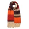 Clayre & Eef Winterschal Damen 37x210 cm Braun Synthetisch