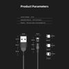 BoxWave Cable Compatible with FLIR C3-X - MagnetoSnap AllCharge Cable, Magnet Charging Cable USB Type-C Micro USB - Jet Black