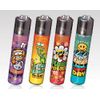 4 Clipper Lighters Refillable Peace Freedom Happy...