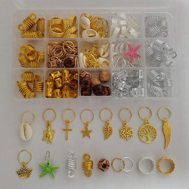 Mixed Lot Rings, Hair Jewelry & Clips-0647-10