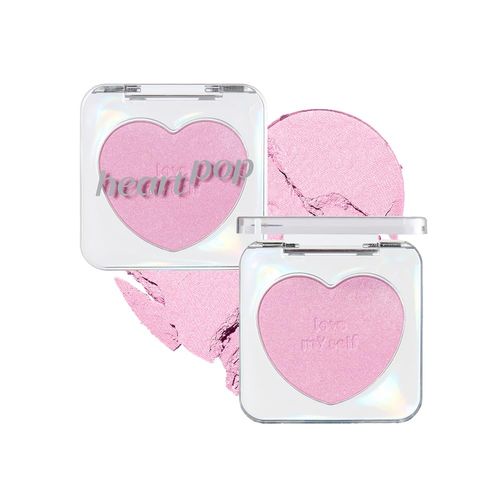 ETUDE Heart Pop Blush, Luminous Pink Beige Cheek Color, Natural Highlight & Glossy Finish, Compact 0.2 oz – Aurora Chandelier