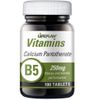 Lifeplan Vitamin B5 Calcium Pantothenate 250mg 100 Tablets