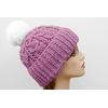Paper Knitting Pattern for Ladies Hat, Ladies Cable Beanie Chunky, KP618