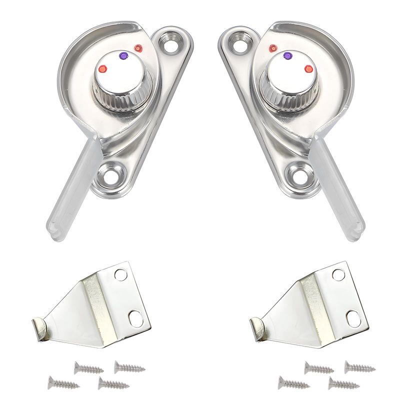 RICISUNG Crescent Lock, 2-Pack, Sash Lock, Cam Latch Handle, Crescent ...