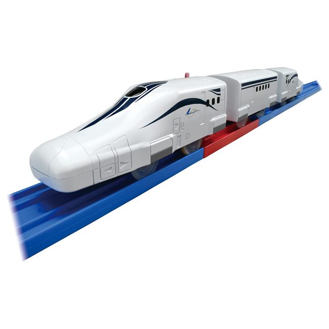 Takara Tomy PLARAIL S-17 Speed Change with Rail! Superconducting Linear L0 Series Improved Test Vehicle, Trains, Toys, 3 Years Old and Up, Toy Safety Standards Passed, ST Mark Certified, PLARAIL