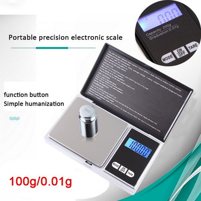 Digital Pocket Scale 300G/0.01G, Small Digital Scales Grams and Ounces,  Herb Sca