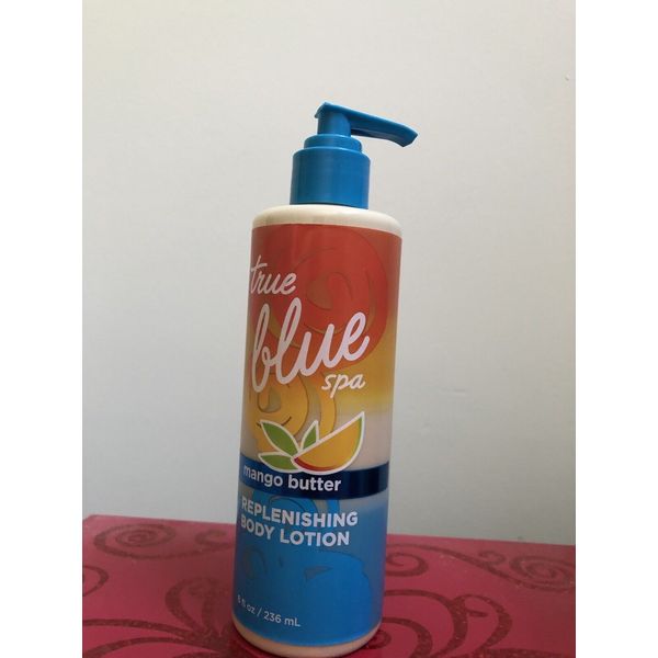 Bath & Body Works TRUE BLUE SPA MANGO BUTTER Replenishing Body Lotion 8 oz RARE