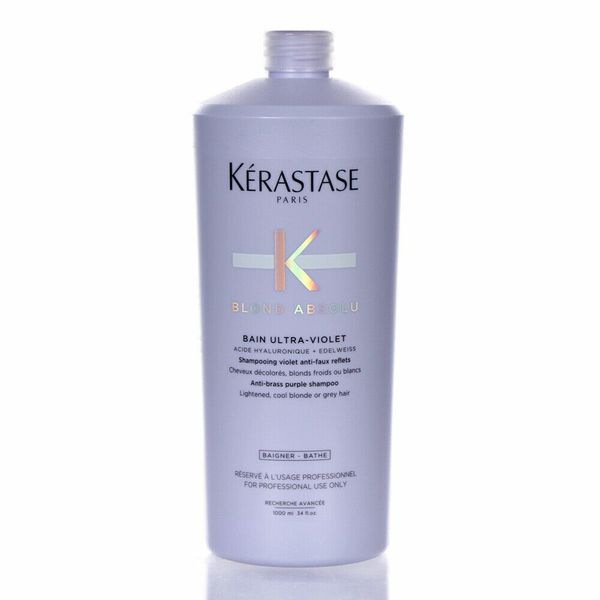 Kerastase Blond Absolu Bain Ultra-Violet 34oz/1000ML~ FAST SHIPPING~