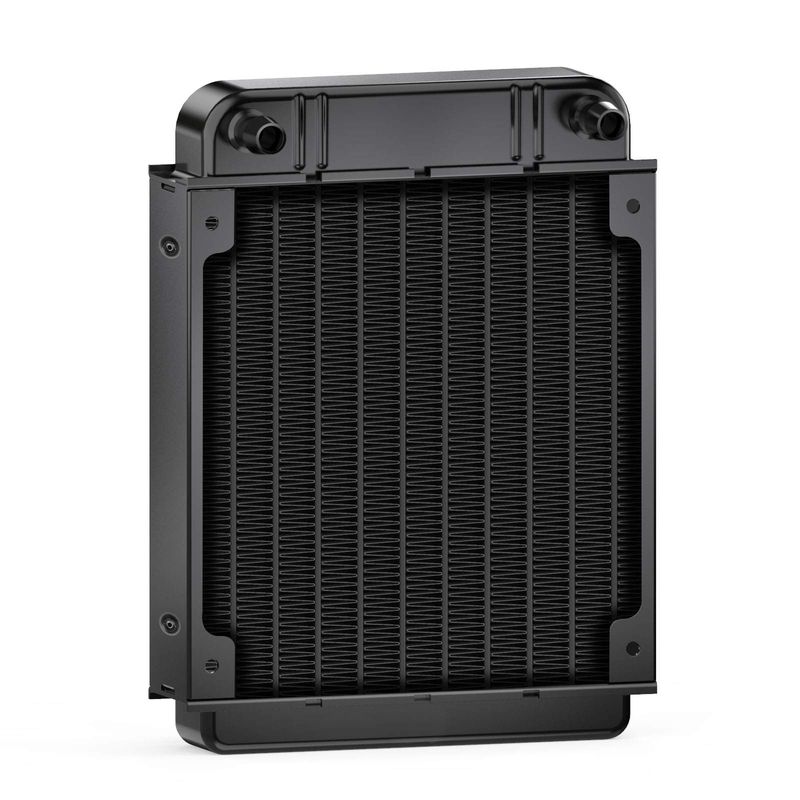 Clyxgs Water Cooling Radiator, 10 Pipe Aluminum Heat Exchanger Radiator ...