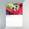 Personalised Dog Calendar. A4 Barking Mad Wall Calendar
