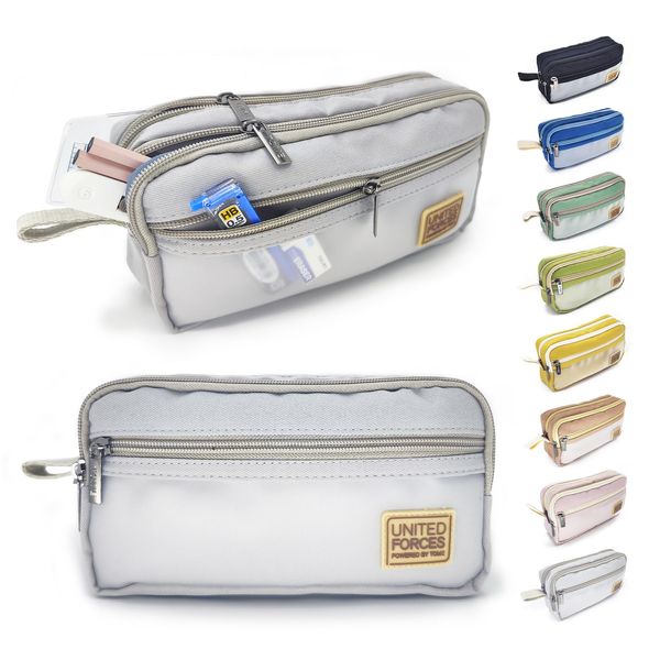 GODCHI pen case, gray (light gray), Easy