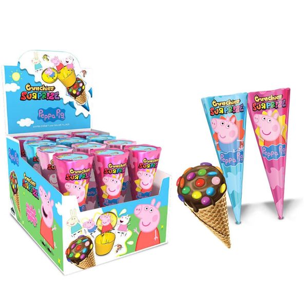 Crunchiez Surprise Waffle Cones 25g - Crunchiez Surprise Cones (9 Packs)