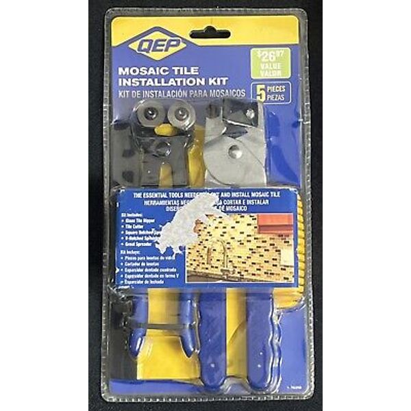 QEP Mosaic Tile Installation Kit New In Sealed Package Nipper Cutter Spreader