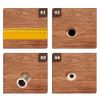VEDA M8 TYPE D THREADED WOOD INSERT NUTS (PACK OF 25) (M8 x 25mm)