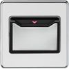 Knightsbridge Screwless Hotel 32A 1G Key Card Switch Polished Chrome
