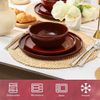 Ceramic 12 Pieces Dinnerware Set - Dinner Plates Salad Plates Cereal Bowls Set S