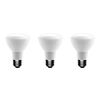 EcoSmart 75-Watt Equivalent R20 Dimmable LED Light Bulb Soft White (3-Pack)