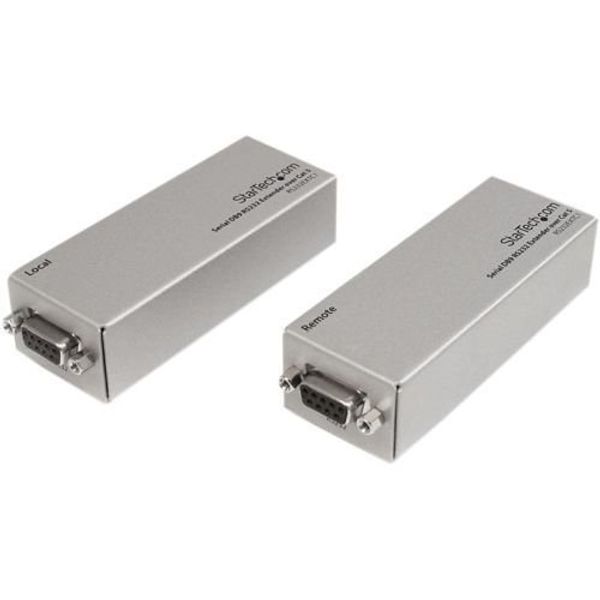 StarTech Db9 Rs232 Over Cat 5 Serial Extender, Silver Rs232extc1