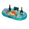 Pool Float - BLUE GOLD FLOATING COOLER