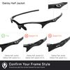 Revant Replacement Lenses Compatible With Oakley Half Jacket, Polarized, Fire Red MirrorShield