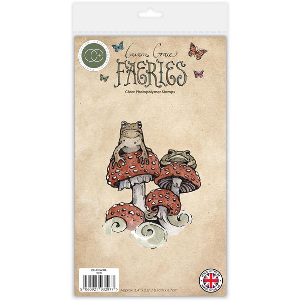 Craft Consortium - Faeries - Photopolymer A6 Stamp Set - Toads