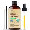 Botanic Hearth Castor Oil (2 fl oz) | USDA Certified Organic | 100% Pure & Hexan