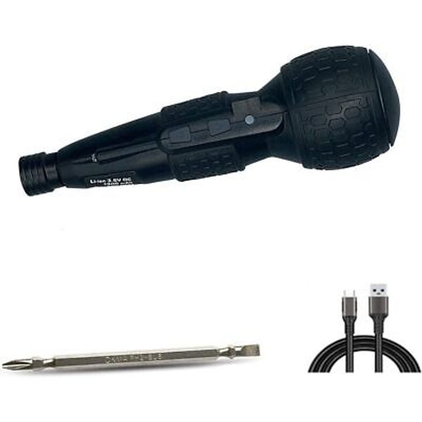 3.6V Cordless Electric Screwdriver Rechargeable portable Mini Rotary Black