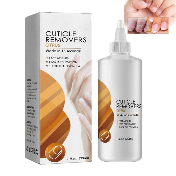 Cuticle Remover Cream,Instant Cuticle Care Gel,Supremely Gentle Cuticle Remover,Cuticle Remover,Nail Care Cuticle Revitalizing for Cuticle Softener & Moisturize Manicure Kit 30ML