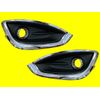 New Fog Light Bezel Assembly Set (RH&LH) for 2017-2020 Chrysler Pacifica Chrome