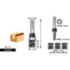 Amana Tool - 47626 1/4 Arbor For EZ-Change #47174