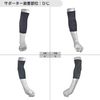 D&M ATHMD Asmedy Elbow Supporter, Elastic, Protection, Level 2, Slightly Tightening Sleeve Type, Thin, For Elbows, Made in Japan, Black, One Size Fits Most